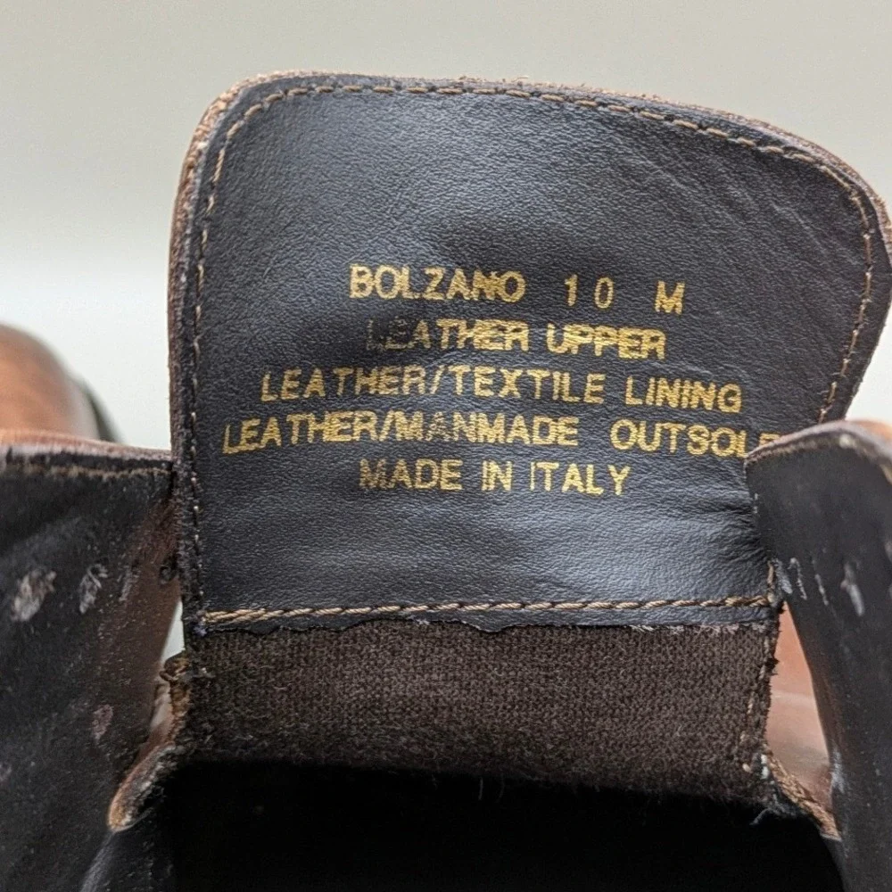 To Boot New York Bolzano Brown Leather Cap Toe Brogue Oxford Shoes Mens 10 M